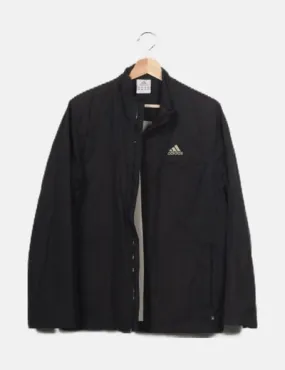 Adidas Chaqueta impermeable negra