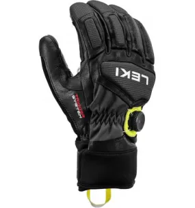 Guantes Leki GRIFFIN TUNE 3D BOA (negro-grafito-hielo-limón)
