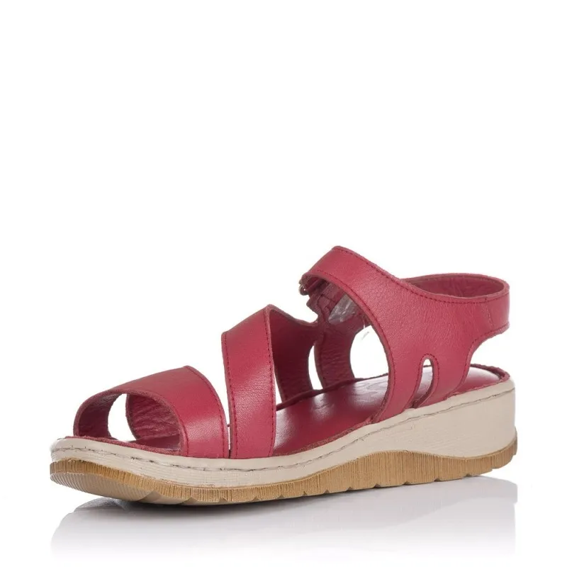 Sandalias Planas 48 Hrs 314303 Mujer Burdeos