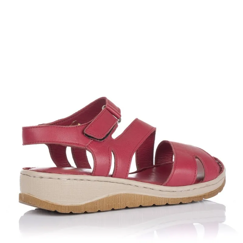 Sandalias Planas 48 Hrs 314303 Mujer Burdeos