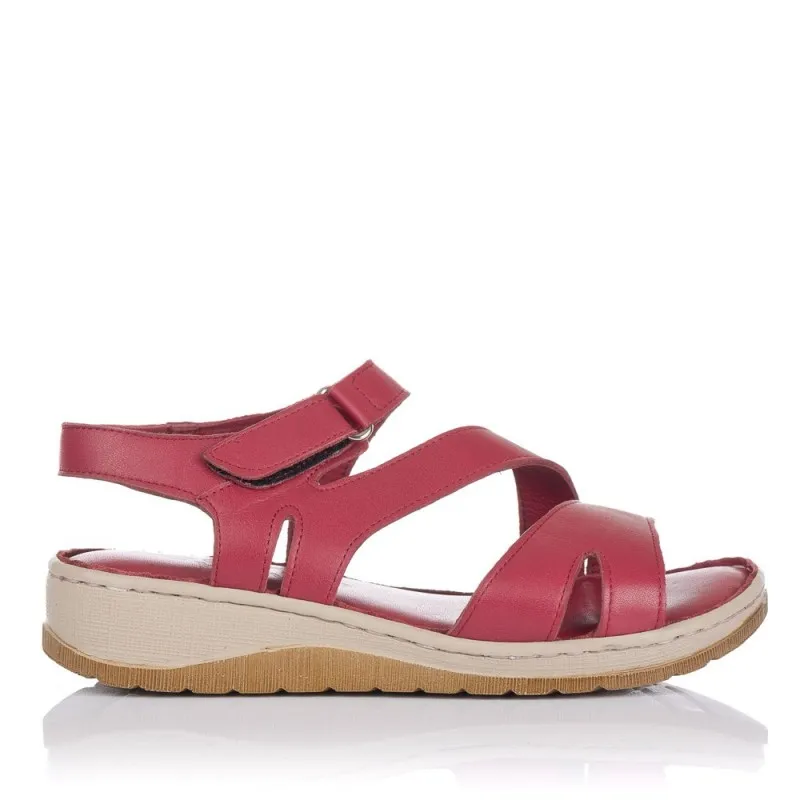 Sandalias Planas 48 Hrs 314303 Mujer Burdeos